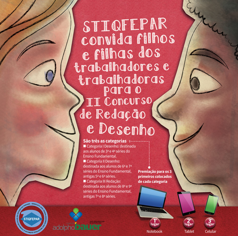 STIQFEPAR convida filhos dos trabalhadores para o II Concurso de Redação e Desenho