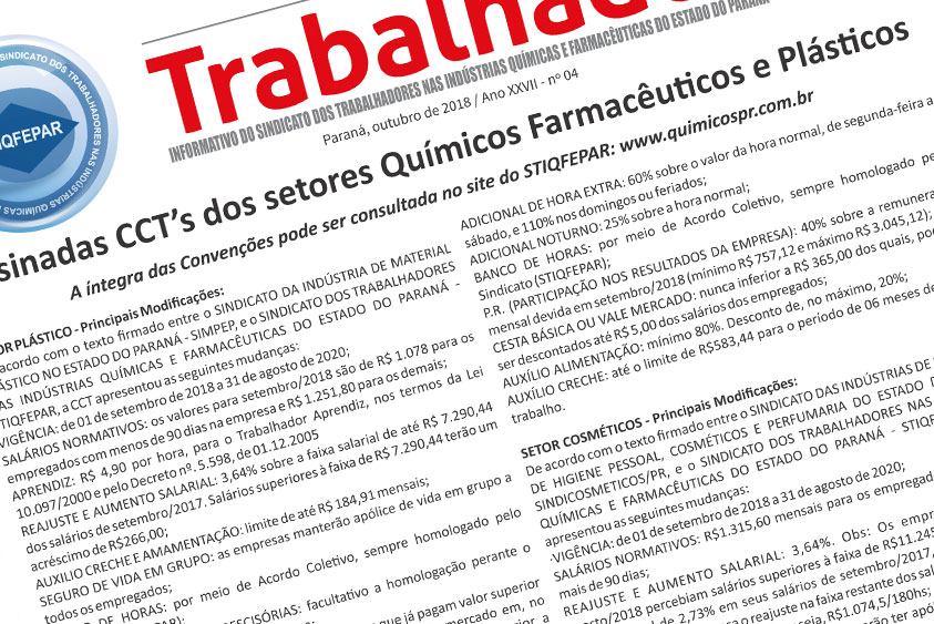 Tribuna do Trabalhador – Outubro 2018