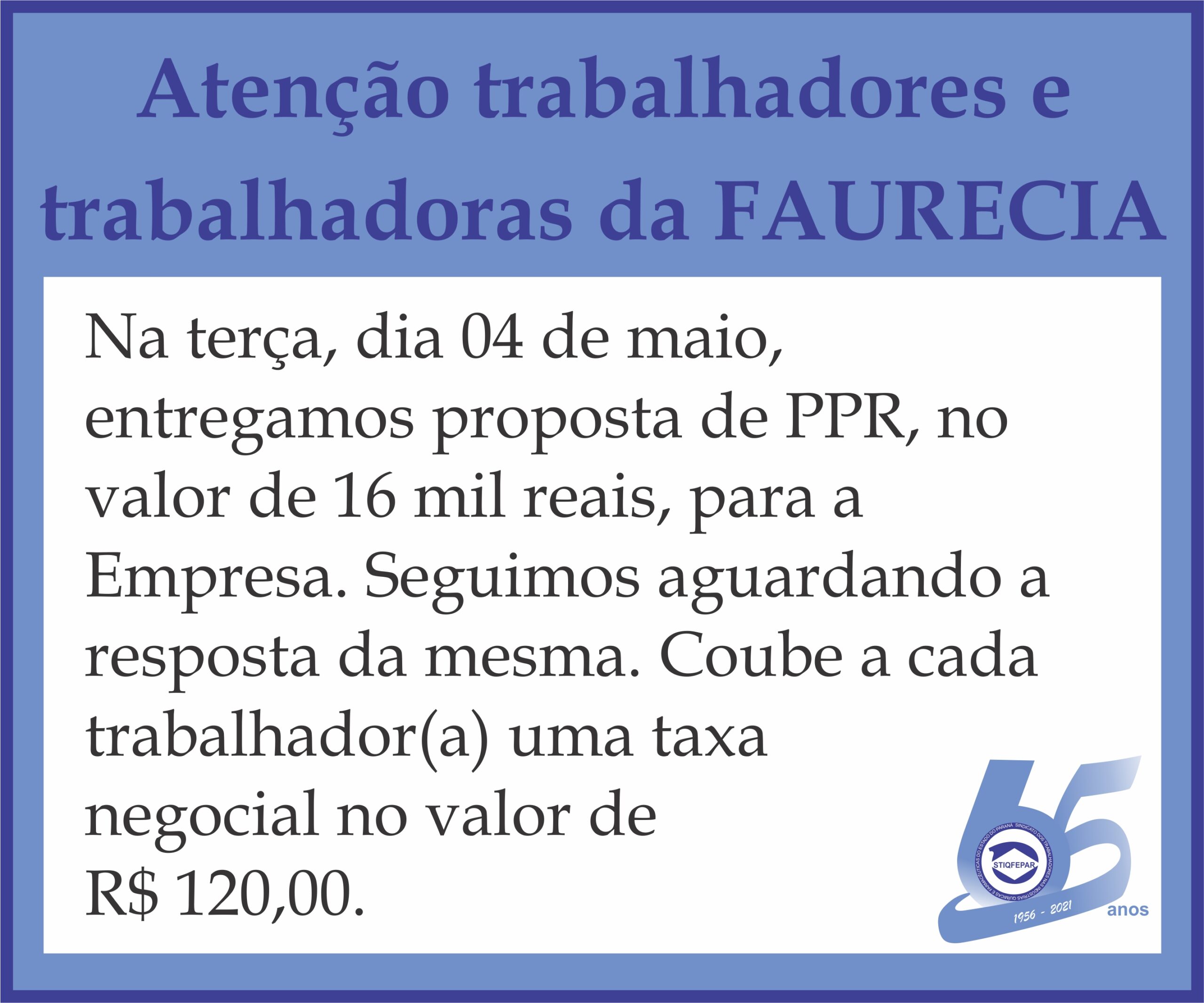 PPR Faurecia – taxa negocial